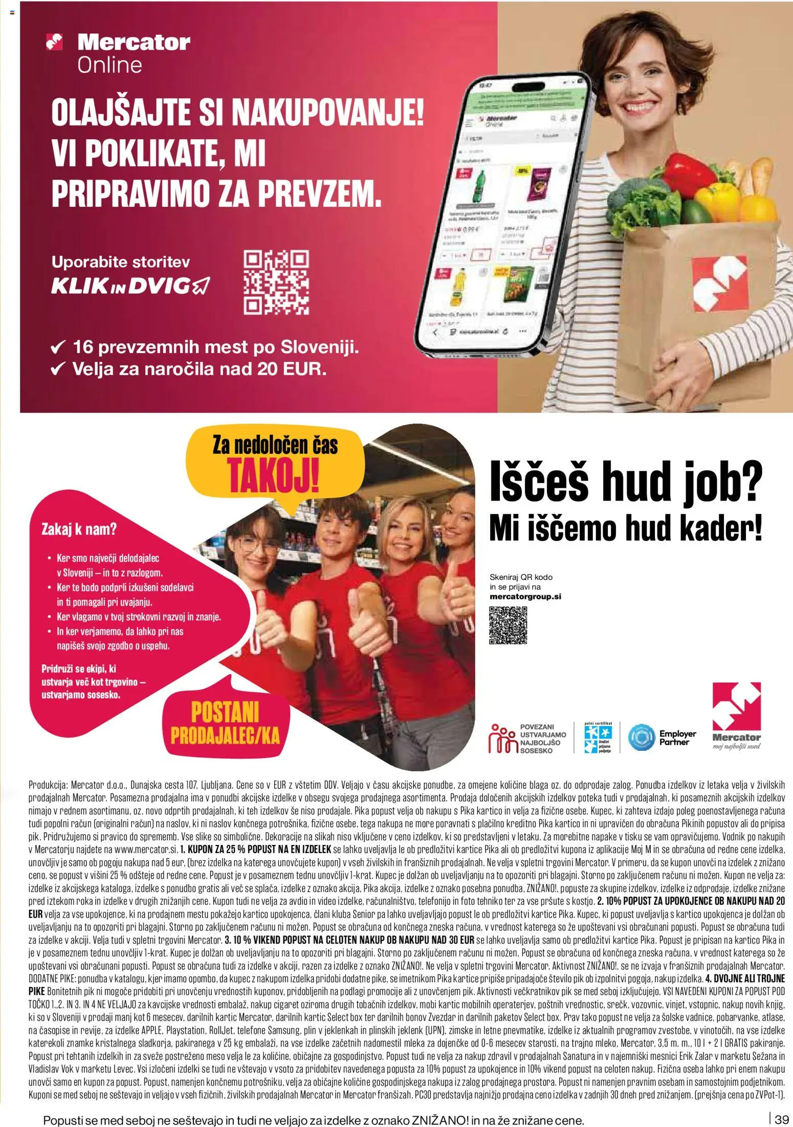 Novi Mercator katalog ponudbe – veljaven od 08.01.2026 | Stran: 39 | Izdelki: Video