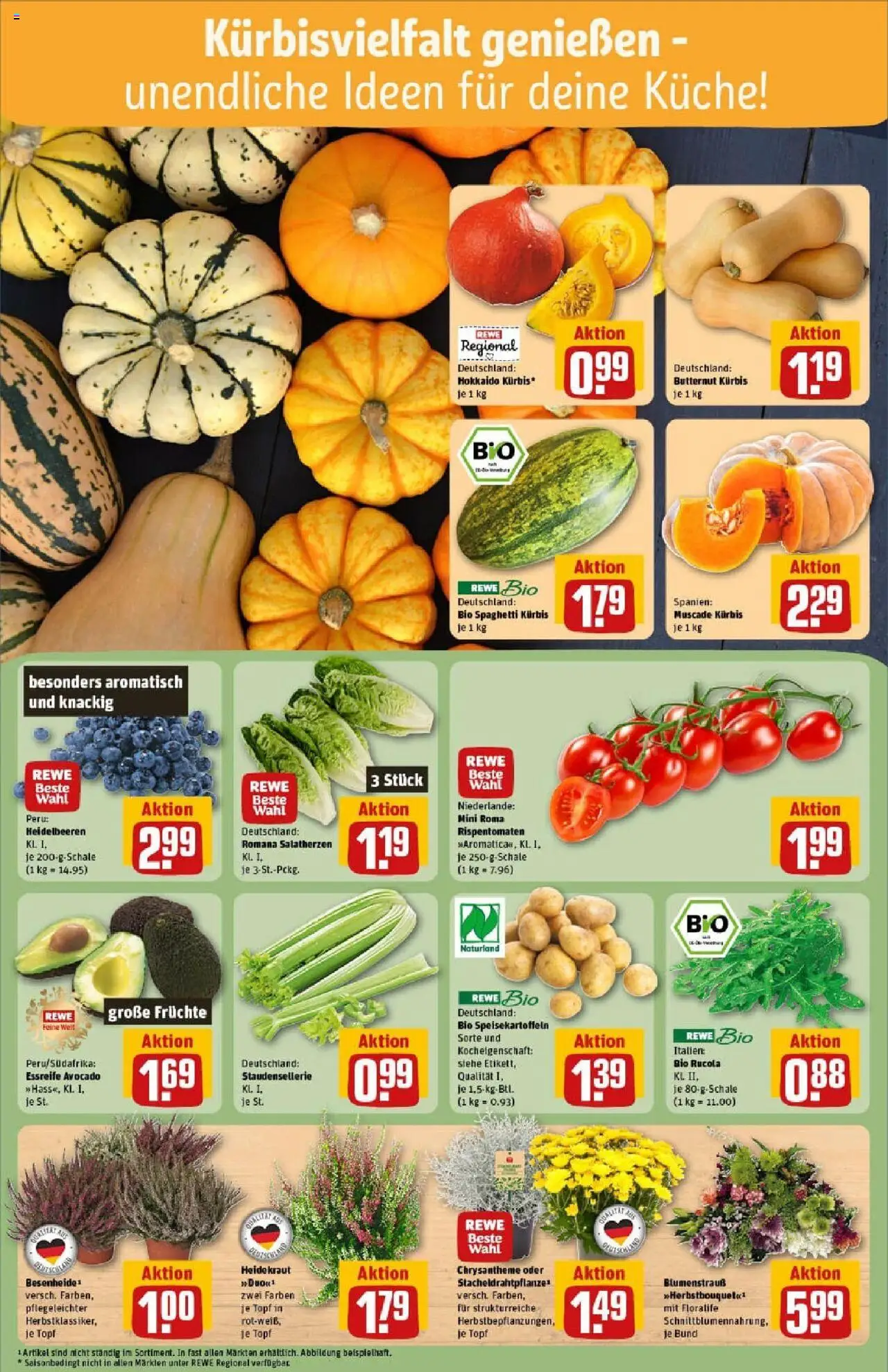 Rewe prospekt Hamburg / Wandsbek	 – gültig ab 06.10.2025 | Seite: 7 | Produkte: Rucola, Küche, Avocado, Kraut