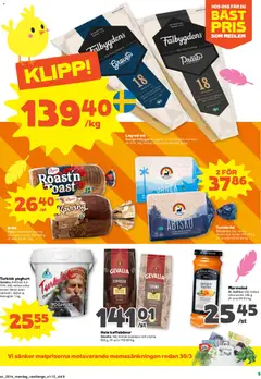 Coop Forum erbjudanden - Förhandsvisning av reklamblad från butik Coop Forum aktuell från 30.03.2026 | Sida: 9 | Produkter: Tunnbröd, Galler, Bröd, Apelsin