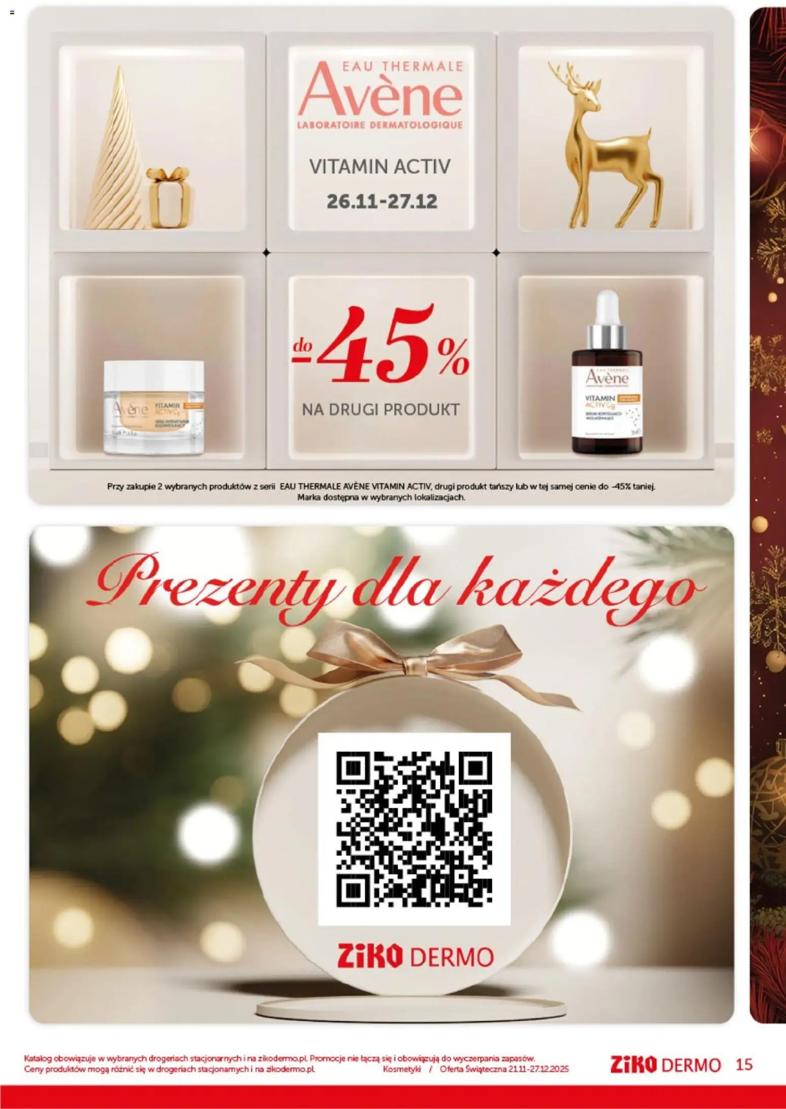 Ziko Gazetka - Insert Świąteczny od 21.11.2025 | Strona: 15 | Produkty: Kosmetyki