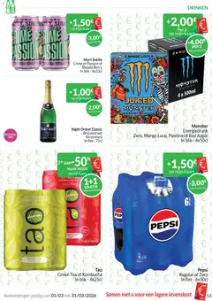 Intermarché folder - Voorbeeld van een folder van Intermarché, geldig van 01.03.2026 | Pagina: 13 | Producten: Pepsi, Monster, Mango, Kaart
