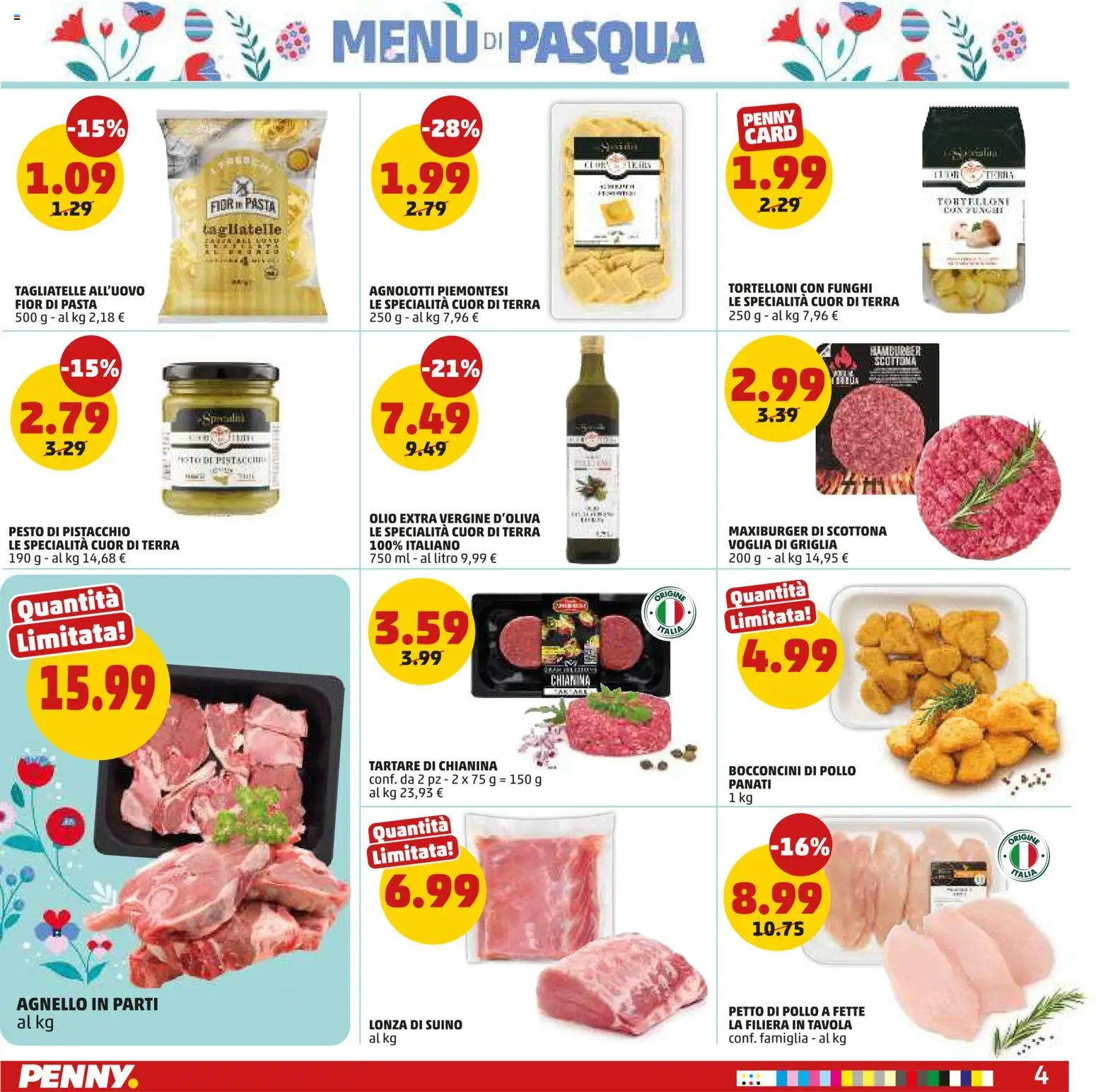 Volantino PENNY del 26.03.2026 | Pagina: 4 | Prodotti: Olio, Funghi, Olio extra vergine, Griglia