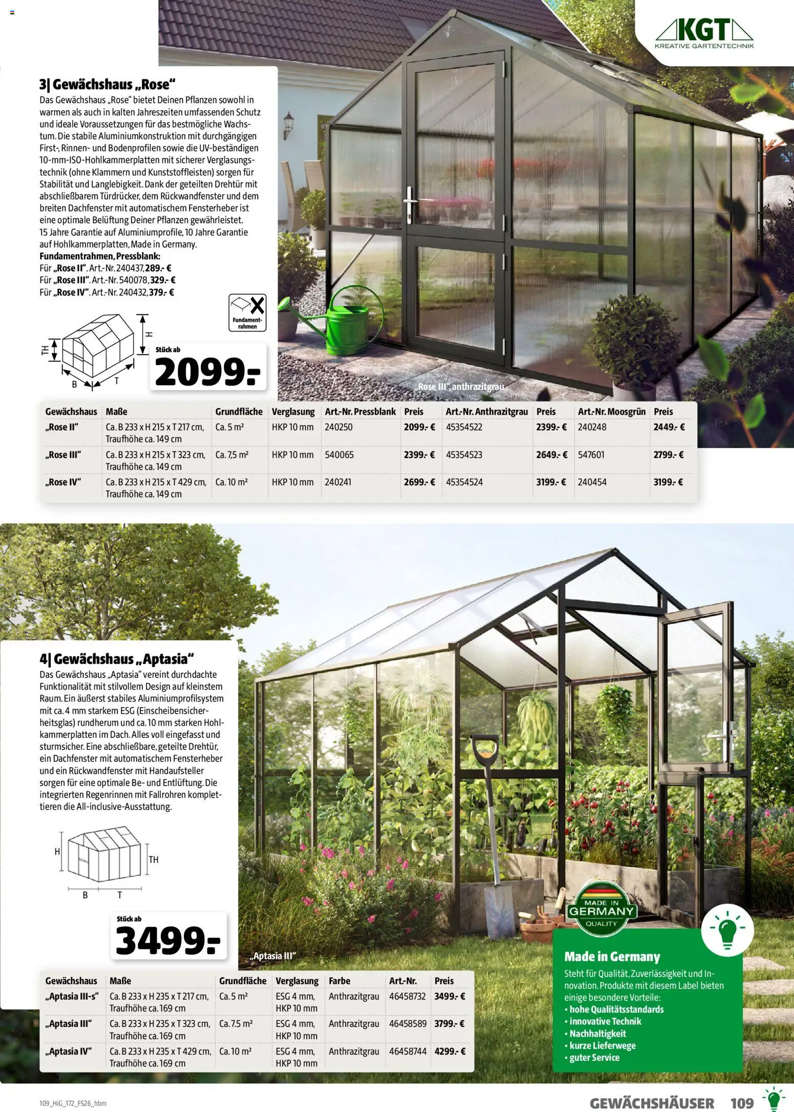 Hagebau Gartengestaltungsortiment – gültig ab 02.03.2026 | Seite: 109