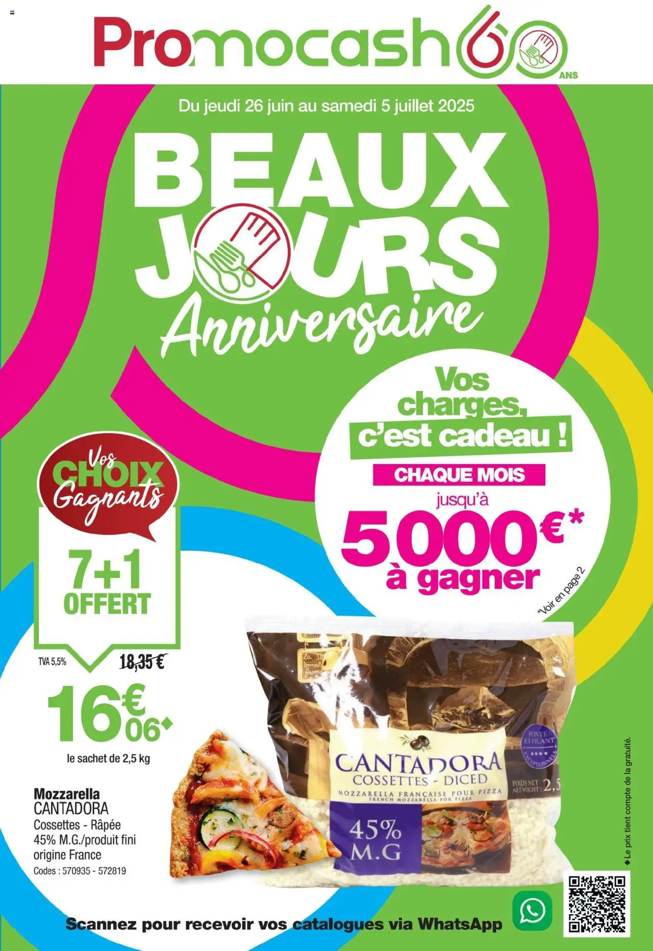  | Page: 1 | Produits: Poids, Mozzarella