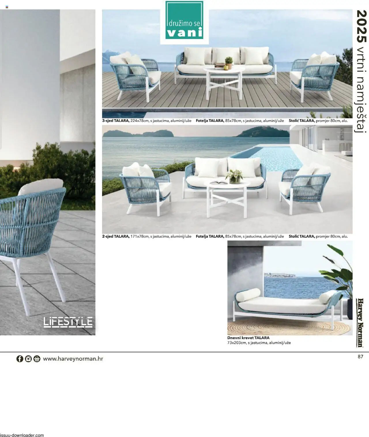 Harvey Norman katalog | vrijedi od 19.03.2025 | Stranica: 87 | Proizvodi: Krevet, Fotelja, Stolić, Vrtni namještaj