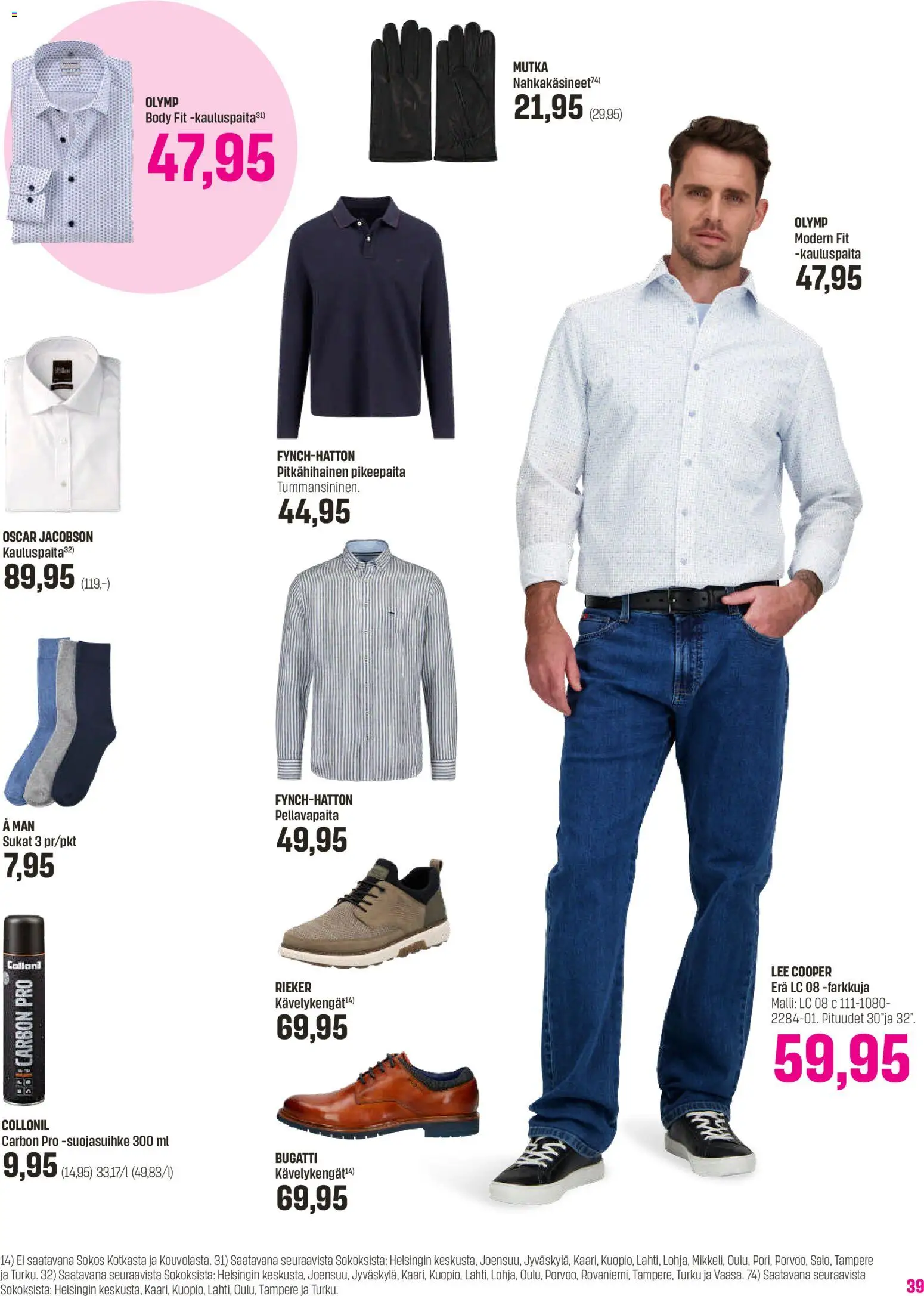 Sokos tarjoukset - Emotion 3plus1 – voimassa 25.03.2026 alkaen | Sivu: 39 | Tuotteet: Kauluspaita, Pellavapaita, Sukat