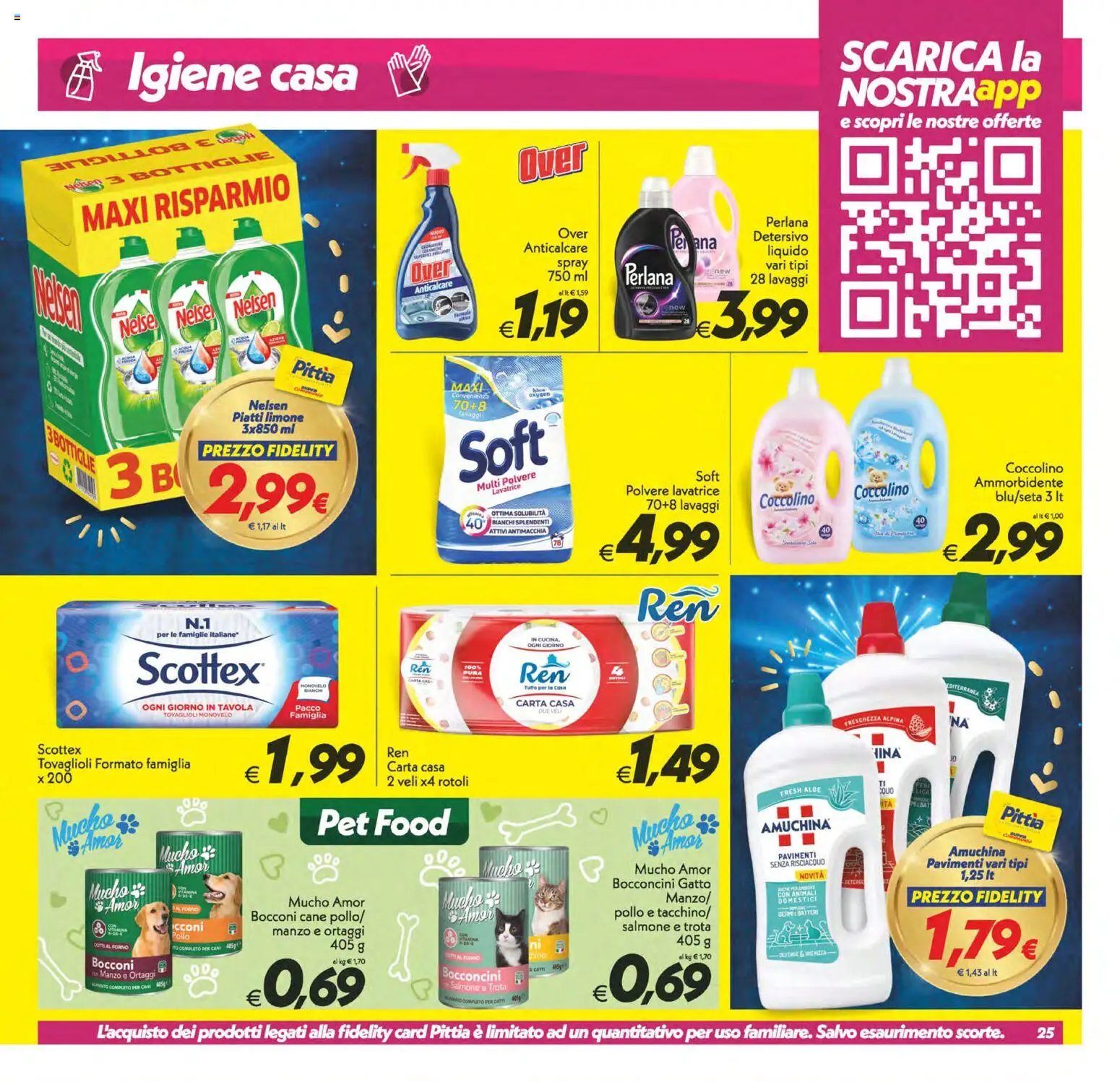 Volantino SuperConveniente del 24.10.2025 | Pagina: 25 | Prodotti: Salmone, Anticalcare, Limone, Forno