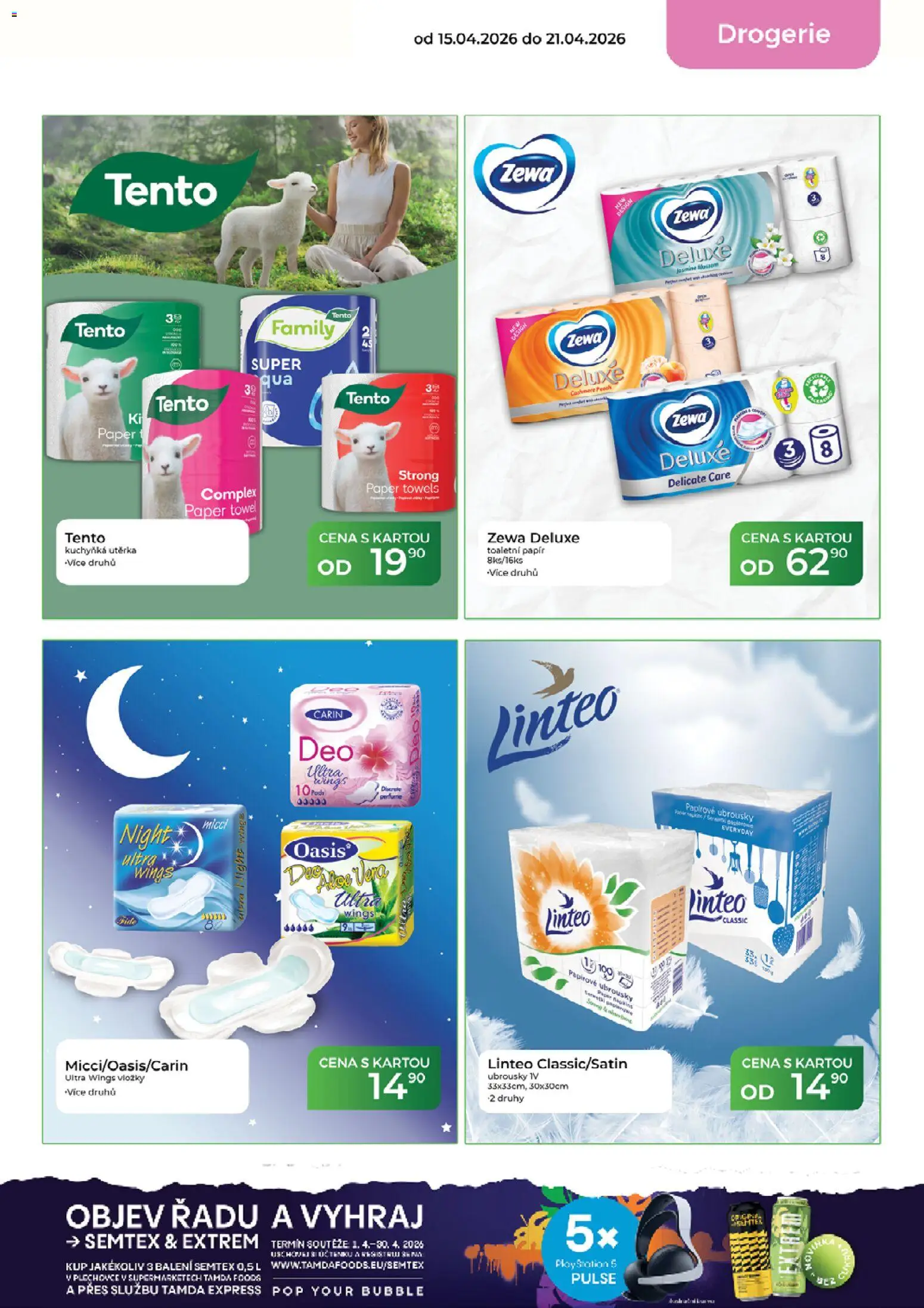 Tamda Foods leták od 15.04.2026 | Strana: 57 | Produkty: Kuchyňka, Toaletní papír, Ubrousky, Zewa