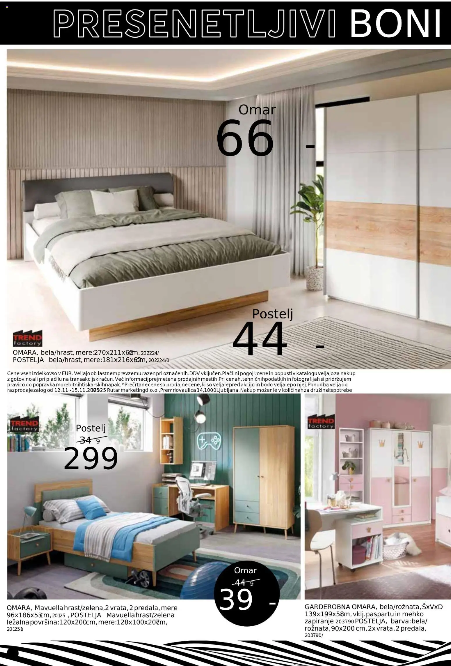 Novi Dipo katalog ponudbe – veljaven od 12.11.2025 | Stran: 4 | Izdelki: Postelja