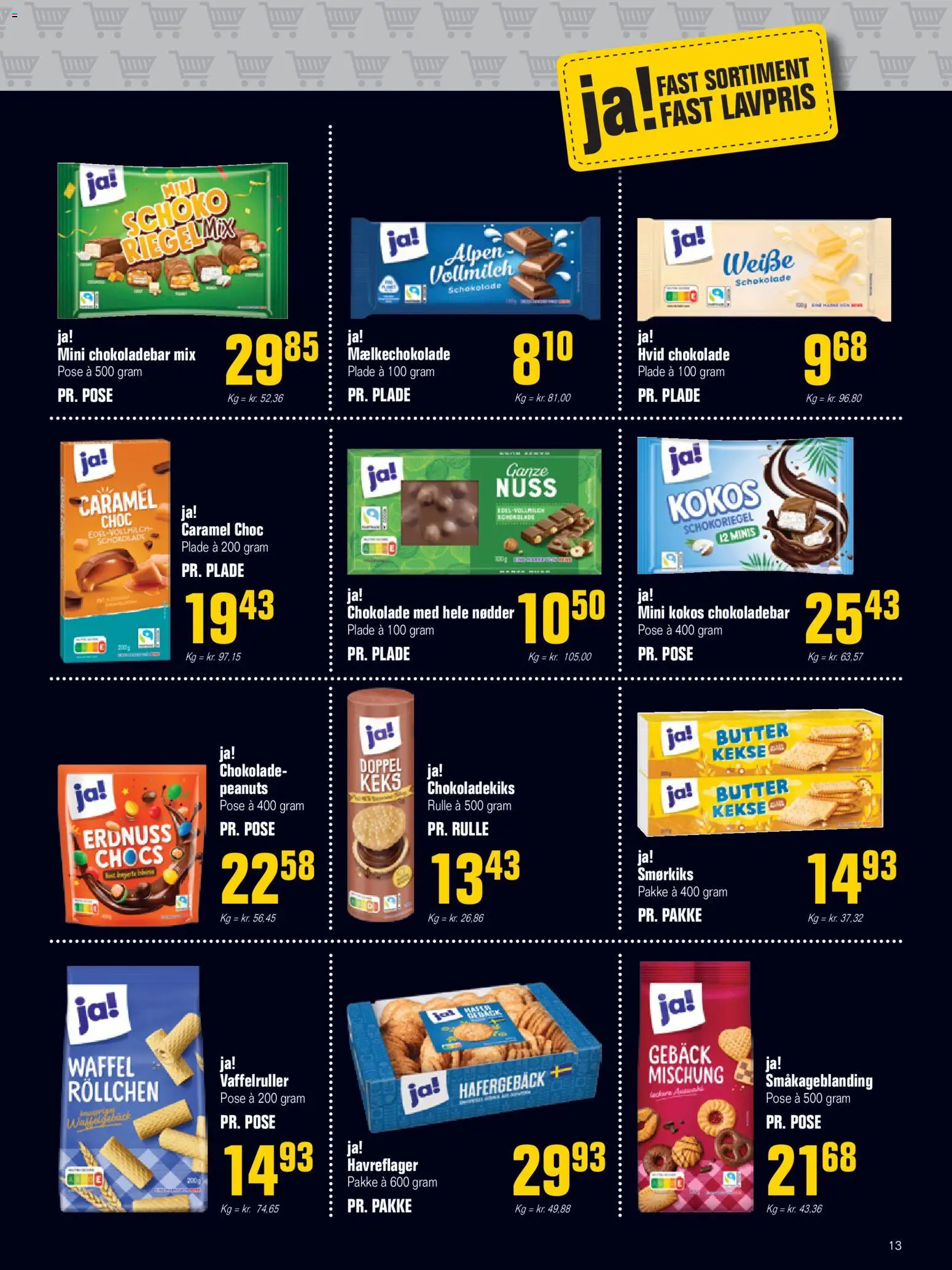 Otto Duborg tilbudsavis – gyldig fra 27.11.2025 | Side: 12 | Produkter: Chokolade, Nødder, Havreflager, Peanuts