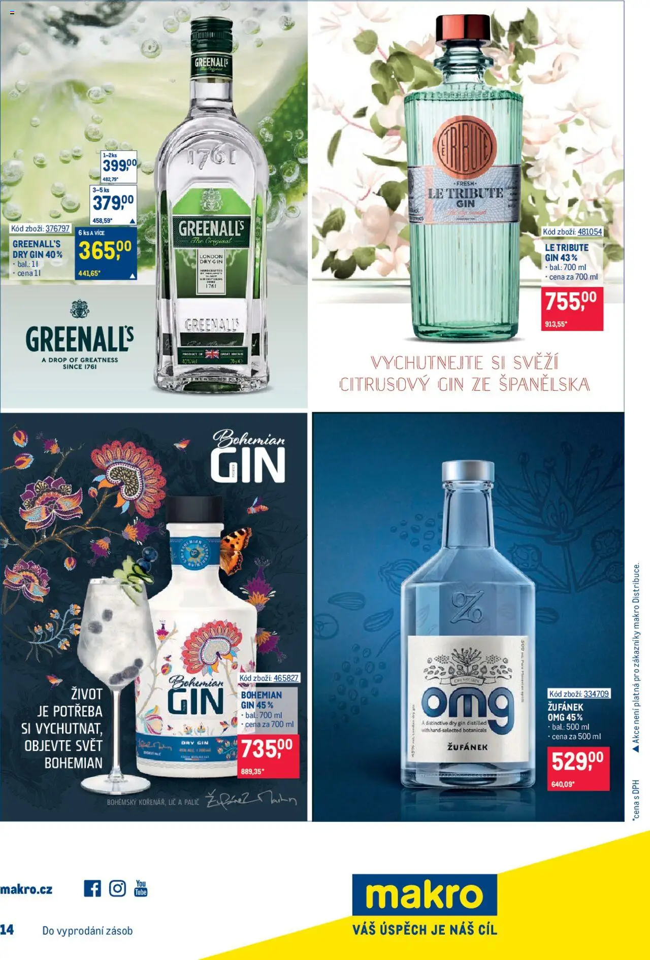 Makro leták - Gastronomie od 18.06.2025 | Strana: 25 | Produkty: Gin, Dry gin