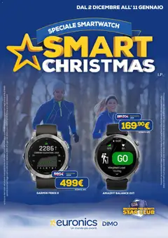 Anteprima del volantino Euronics Speciale Smartwatch catalogo valido a partire dal 02.12.2025