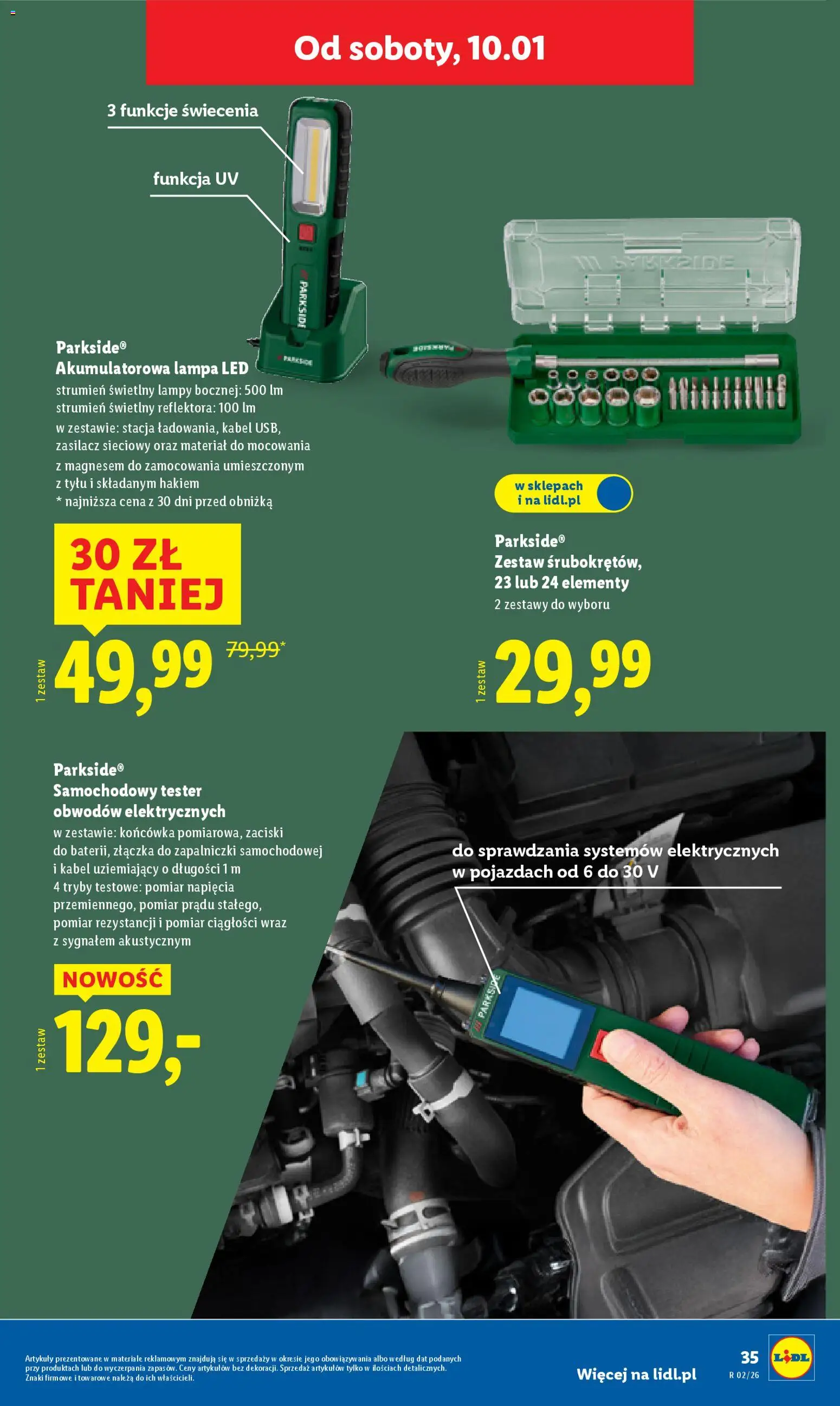 Lidl Katalog od 05.01.2026 | Strona: 39 | Produkty: Kabel, Lampa