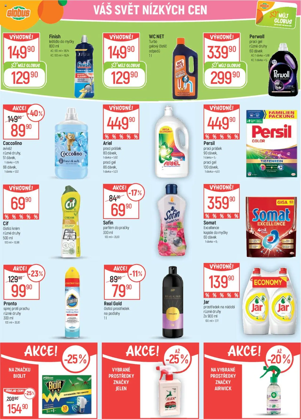 Globus leták od 18.06.2025 | Strana: 36 | Produkty: Leštidlo do myčky, Cif, Prací Prášek, Persil