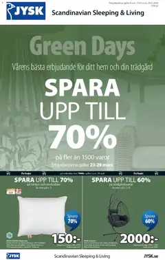 JYSK erbjudanden - Förhandsvisning av reklamblad från butik JYSK aktuell från 23.03.2026
