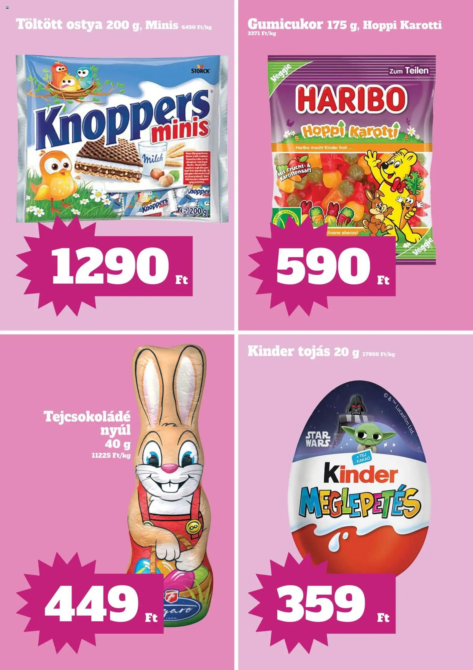 Family Diszkont akciós ujság - amely érvényes a következő dátumtól: 02.04.2026 | Oldal: 4 | Termékek: Gumicukor, Tejcsokoládé, Tej, Tojás