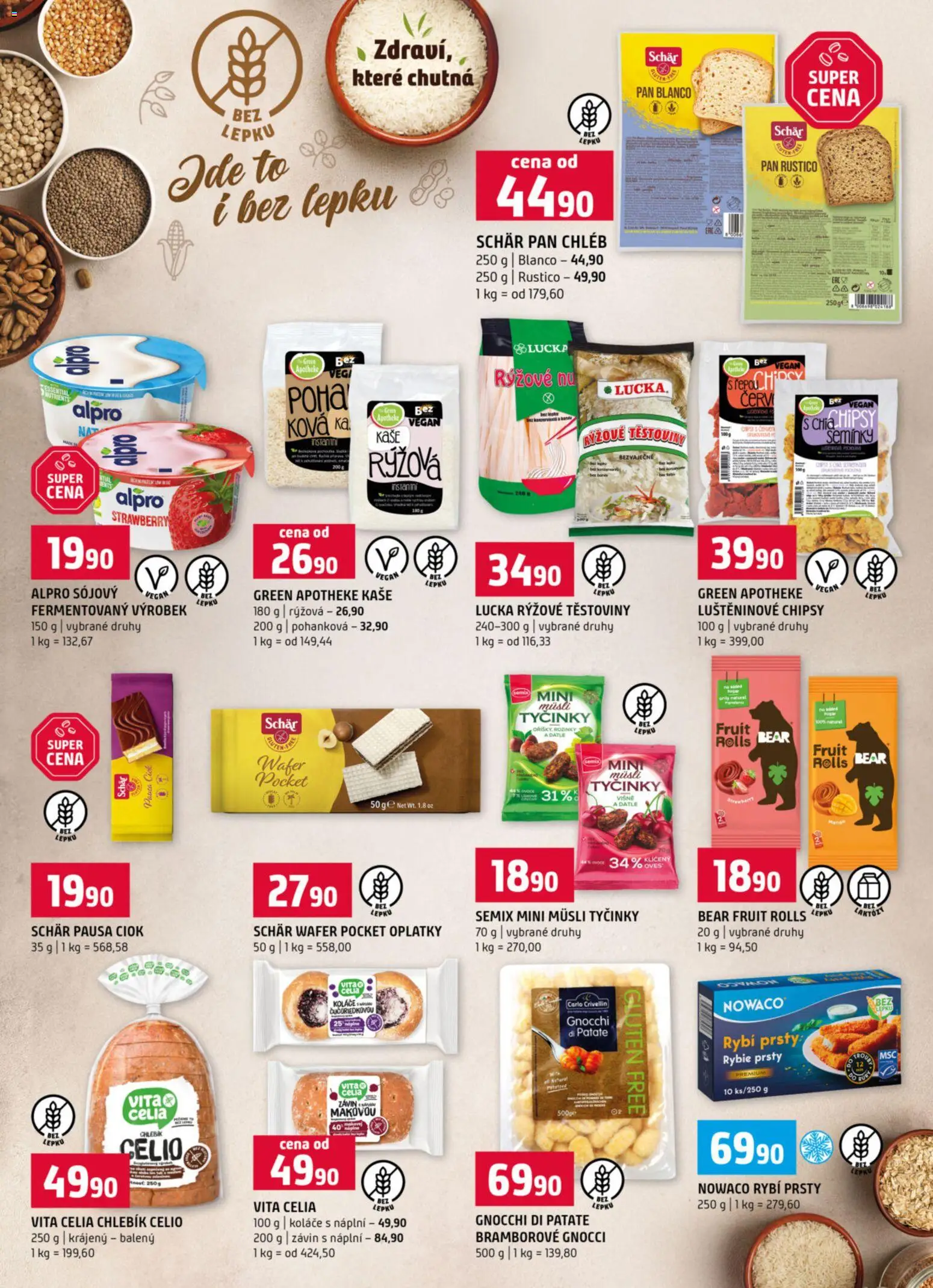 Terno leták od 25.02.2026 | Strana: 7 | Produkty: Těstoviny, Chia, Kaše, Oplatky