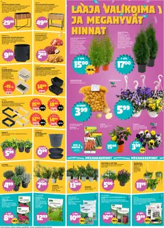 Tokmanni-mainoslehti voimassa 13.04.2026 alkaen | Sivu: 8 | Tuotteet: Jalusta, Viljelylaatikko, Siemenet, Voi