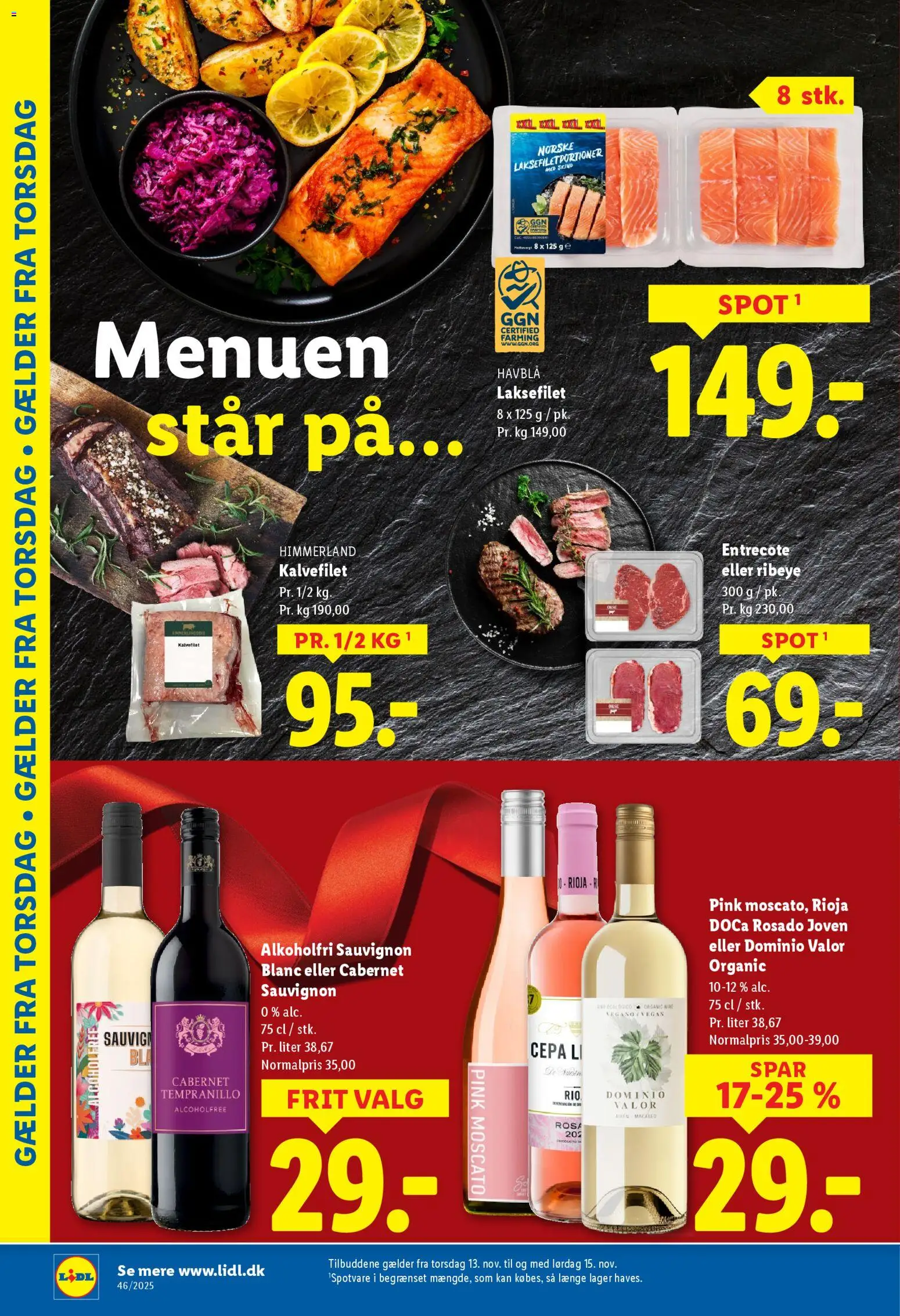Lidl tilbudsavis – gyldig fra 09.11.2025 | Side: 2 | Produkter: Entrecote, Søm