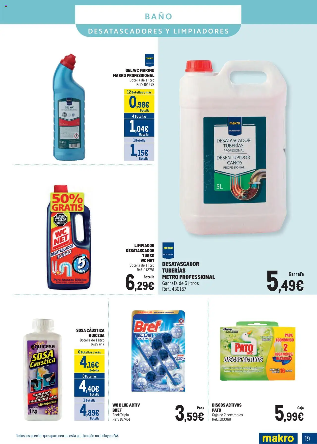 Makro - Especial Limpieza Norte II │ válido desde el 01.09.2025 | Página: 19 | Productos: Jabón, Caja, Baño