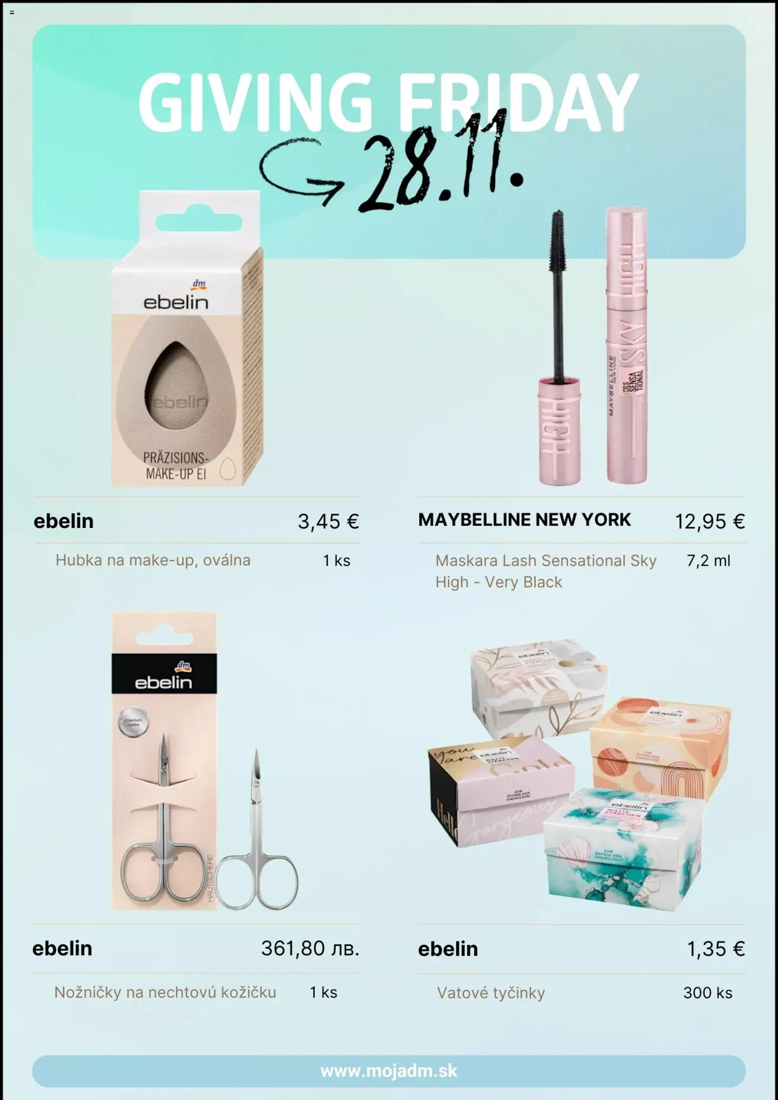 Nové dm drogerie akcie – leták je platný od 28.11.2025 | Strana: 2 | Produkty: Hubka