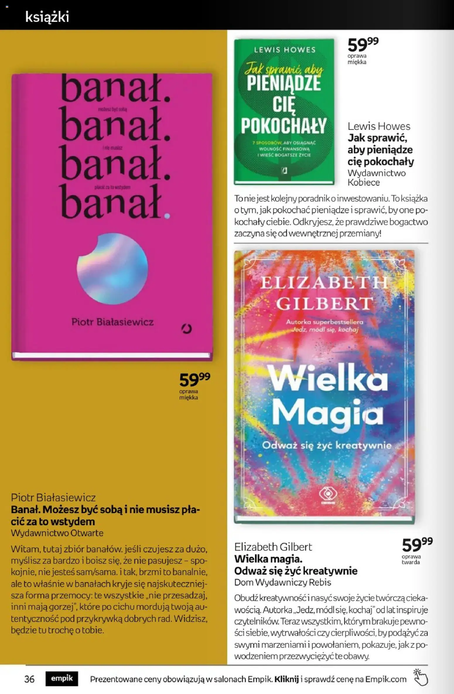 Empik promocje - Tom kultury Książki od 28.01.2026 | Strona: 36