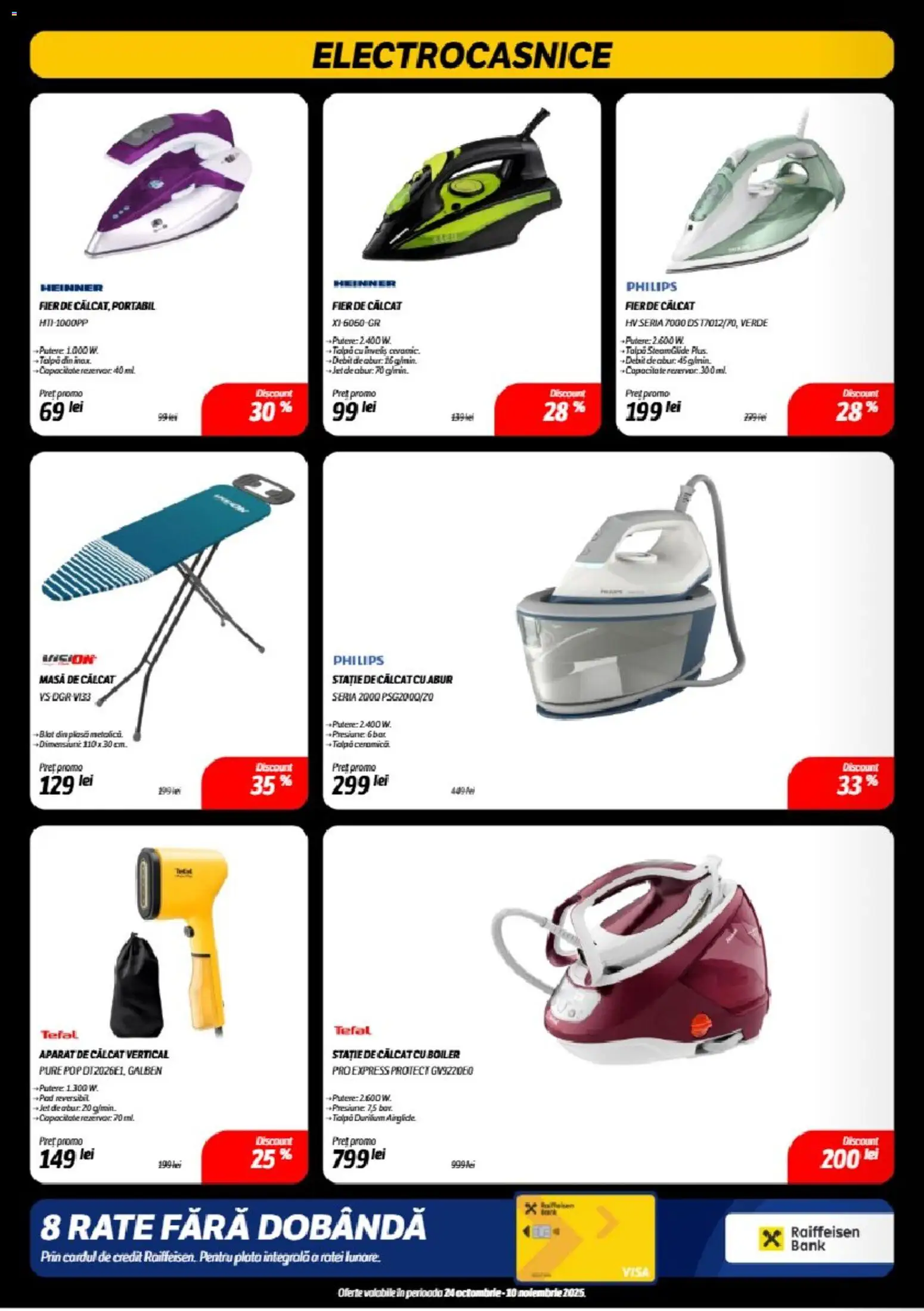 Noul catalog Flanco – valabil de la 24.10.2025 | Pagină: 20 | Produse: Boiler, Aparat de călcat, Masă, Masă de călcat