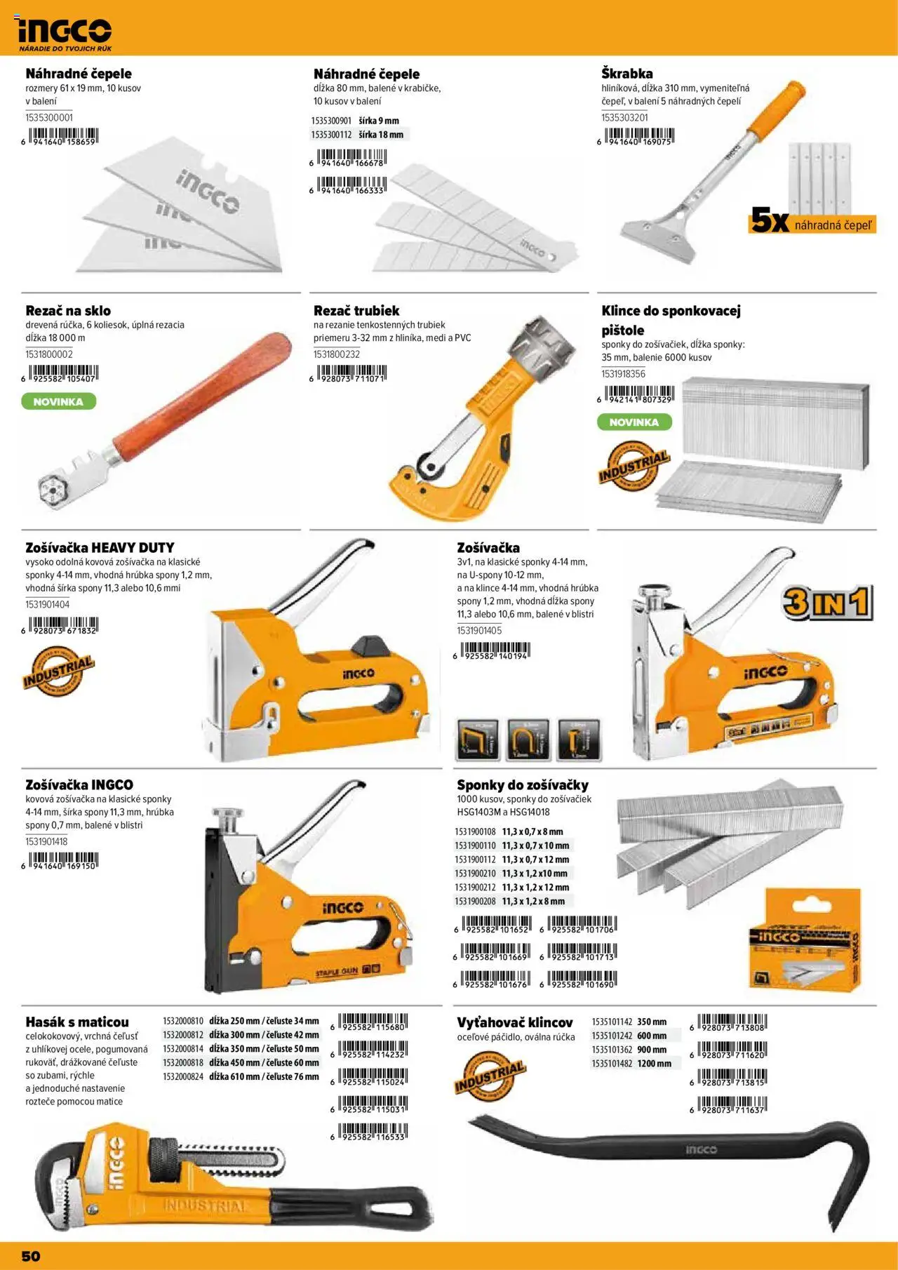 Nové Kinekus akcie – leták je platný od 28.04.2025 | Strana: 50 | Produkty: Náradie