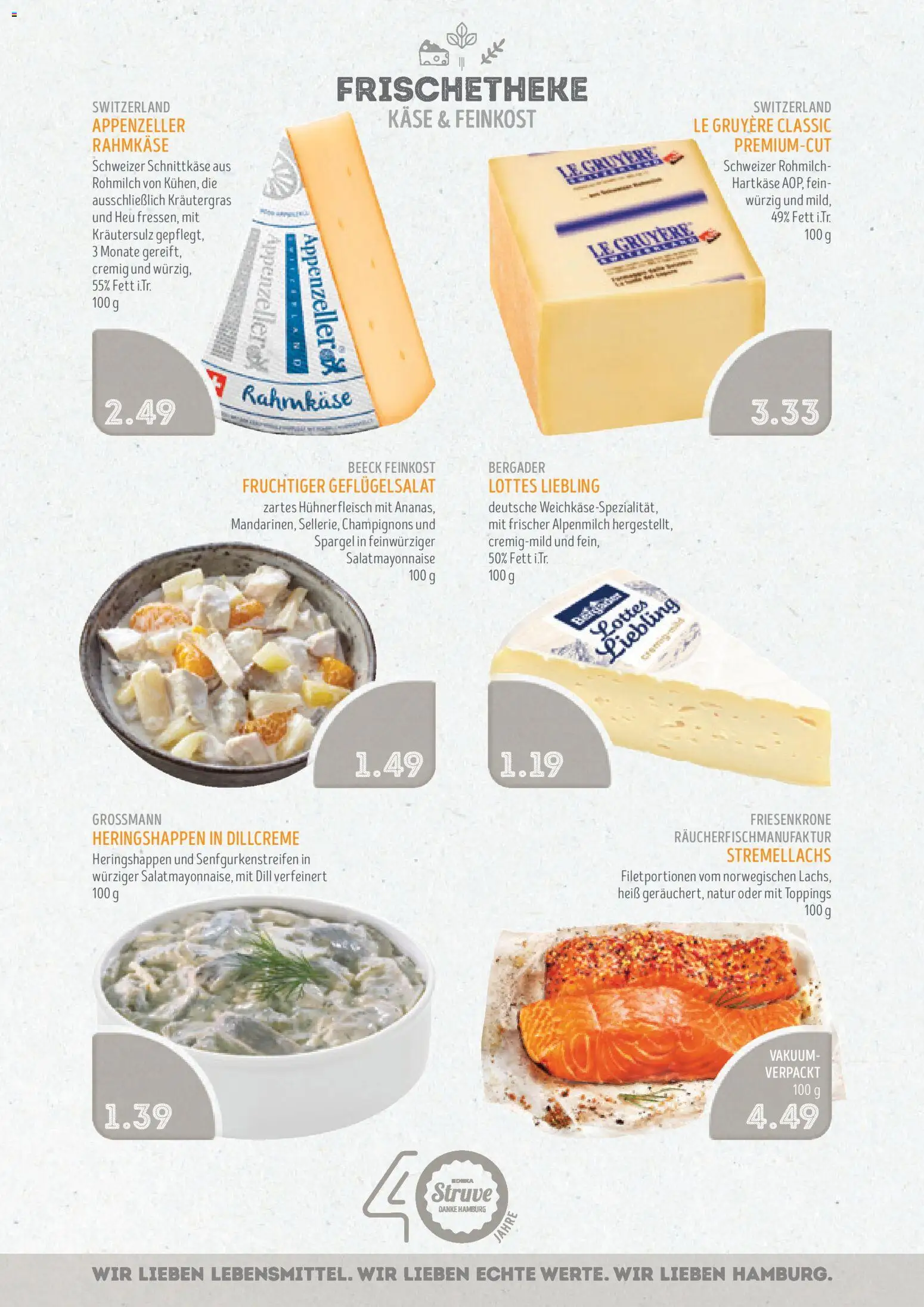 Edeka Struve Prospekt 	 – gültig ab 19.01.2026 | Seite: 5 | Produkte: Käse, Spargel, Champignons, Fleisch
