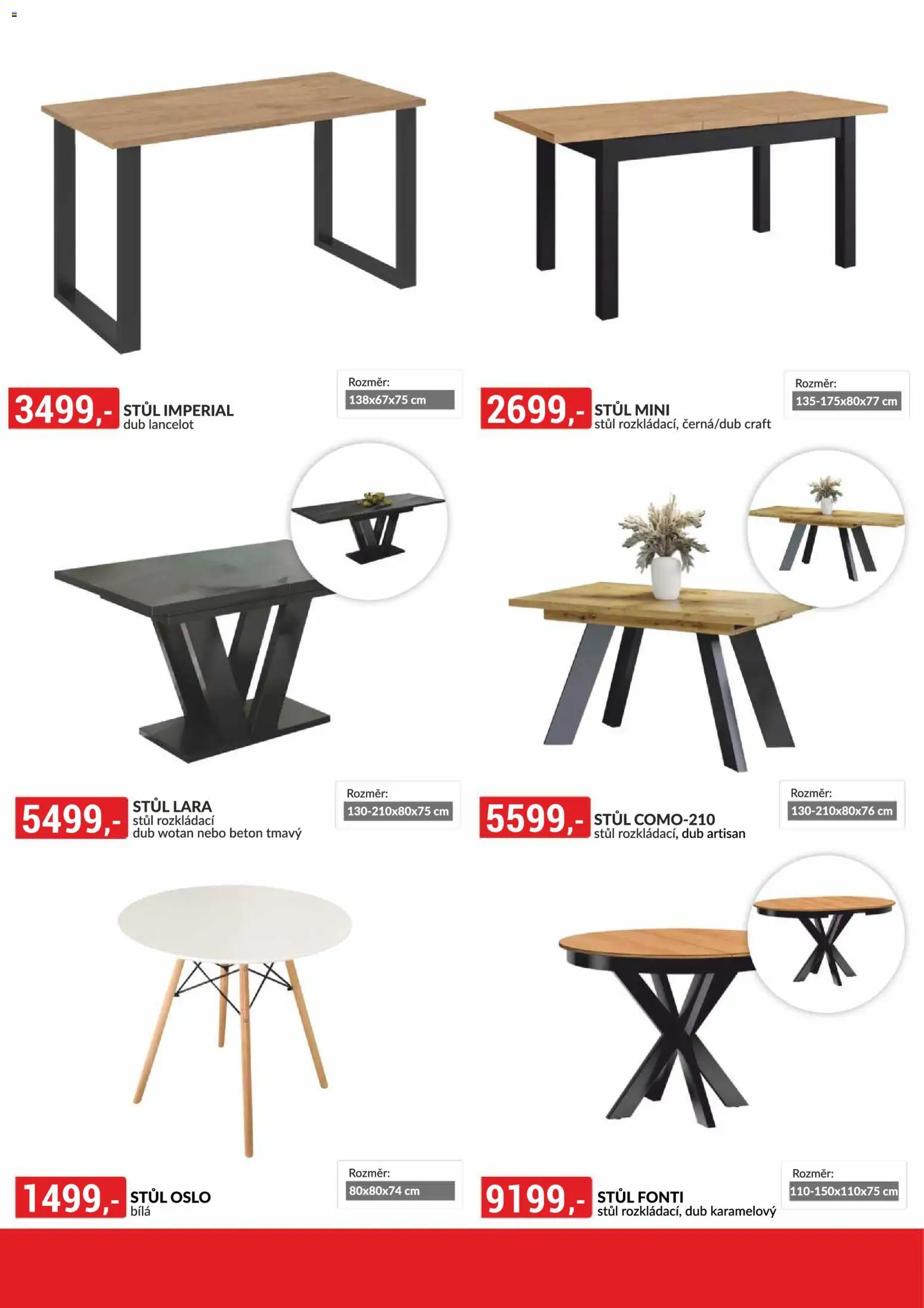 BAUMAX leták - Zařiďte si bydlení od 01.01.2026 | Strana: 71 | Produkty: Stůl
