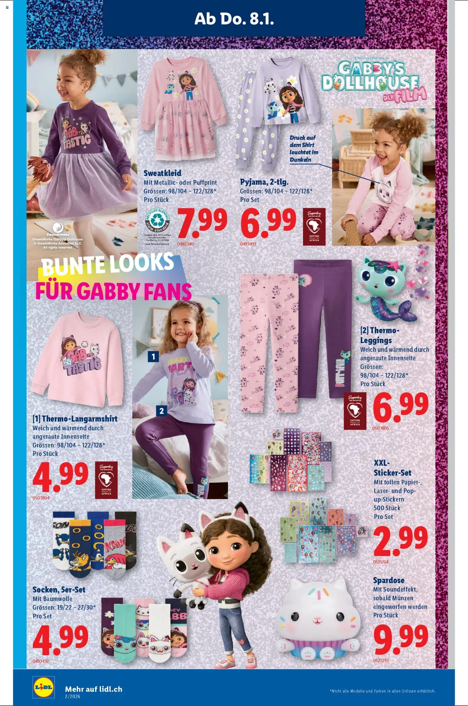 Lidl Aktionen – gültig ab 08.01.2026 | Seite: 18 | Produkte: Leggings, Shirt