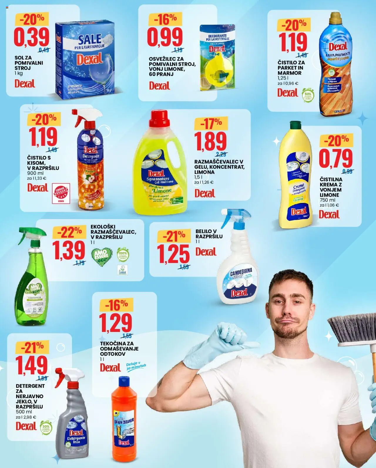 Novi Eurospin katalog ponudbe – veljaven od 04.09.2025 | Stran: 8 | Izdelki: Pomivalni stroj, Krema, Detergent, Sol