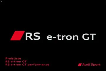 Audi  RS e-tron GT / RS e-tron GT performance ab 28.10.2025 gültig