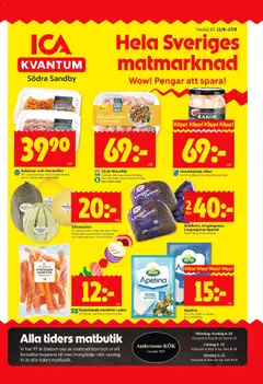 ICA Kvantum - Södra Sandby - Förhandsvisning av reklamblad från butik ICA Kvantum aktuell från 11.08.2025