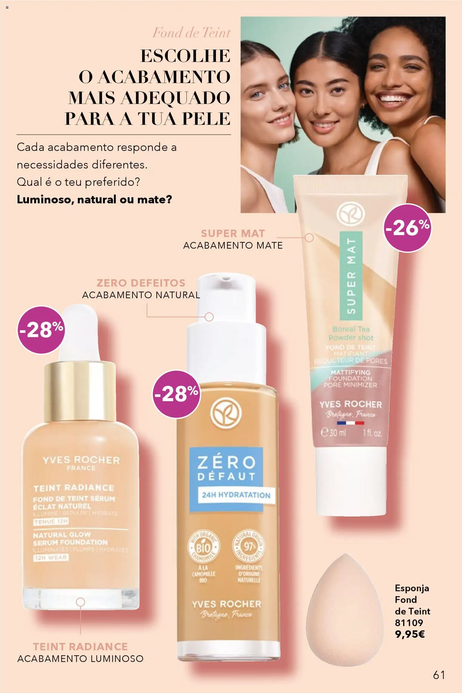 Yves Rocher catálogo 5 │ válido de 31.03.2026 | Página: 61 | Produtos: Esponja, Sérum