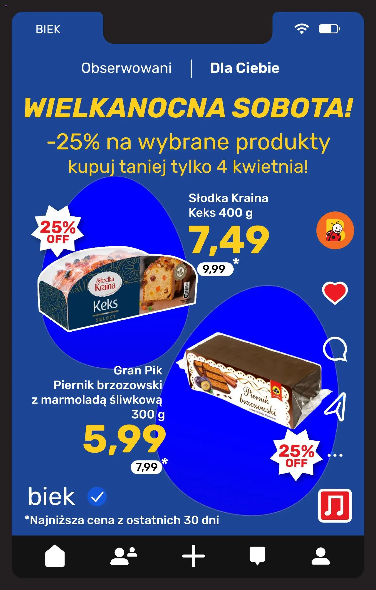 Biedronka gazetka - Biek od 03.04.2026 | Strona: 6 | Produkty: Piernik