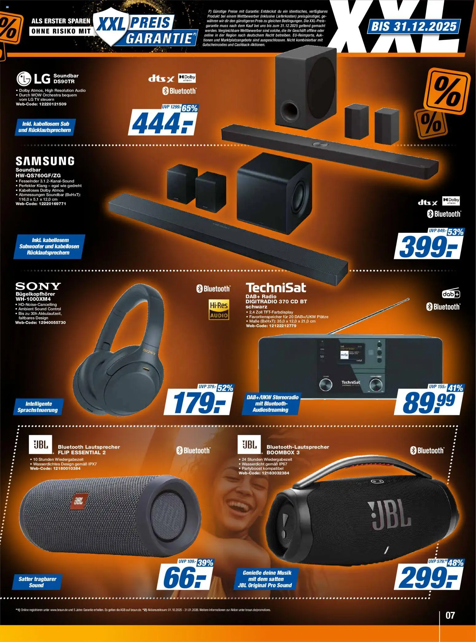 Expert - Black Friday – gültig ab 28.11.2025 | Seite: 7 | Produkte: LG, Sony, Lautsprecher, TV