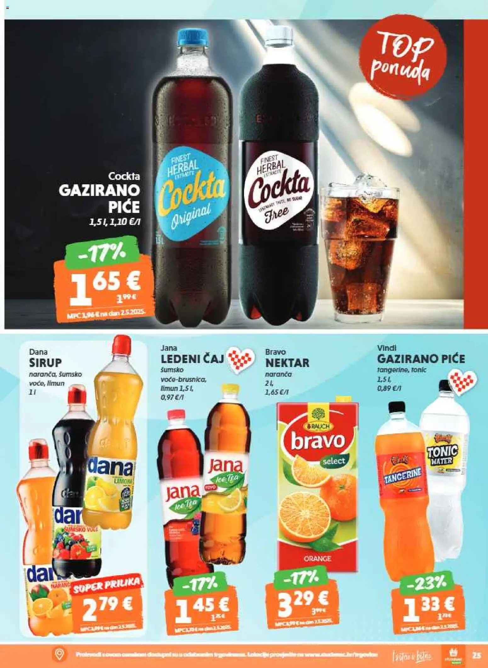 Studenac katalog | vrijedi od 04.02.2026 | Stranica: 25 | Proizvodi: Ledeni čaj, Čaj, Tonic, Limun