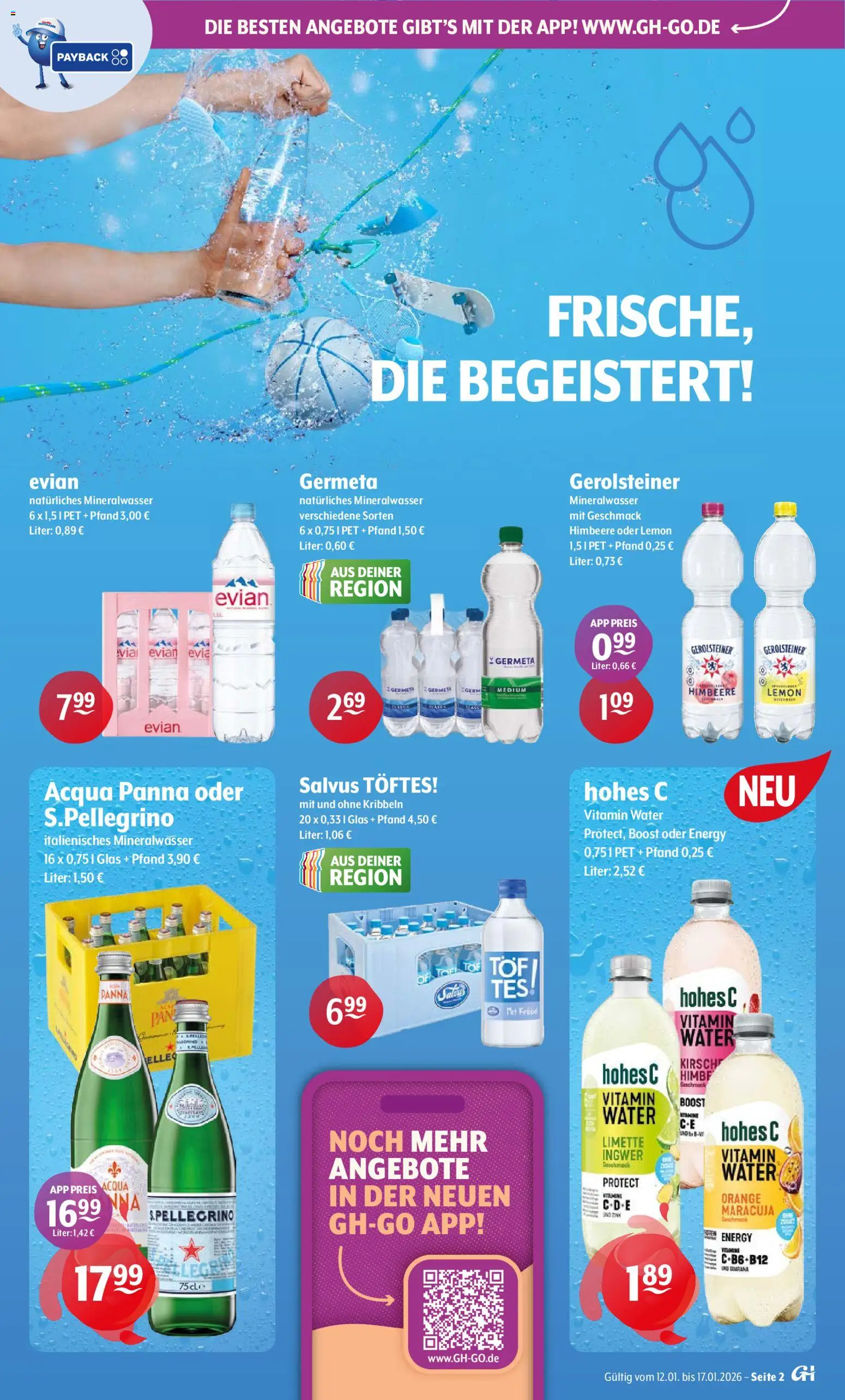 Getränke Hoffmann - Nordrhein - Westfalen – gültig ab 12.01.2026 | Seite: 2 | Produkte: Energy, Mineralwasser, Himbeere, Gerolsteiner