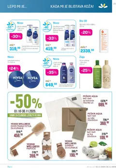 Lilly drogerie katalog - pregled Lilly drogerie kataloga - važi od 01.11.2025 | Strana: 29 | Proizvode: Četka, Peškir, Ulje, Gel za tuširanje