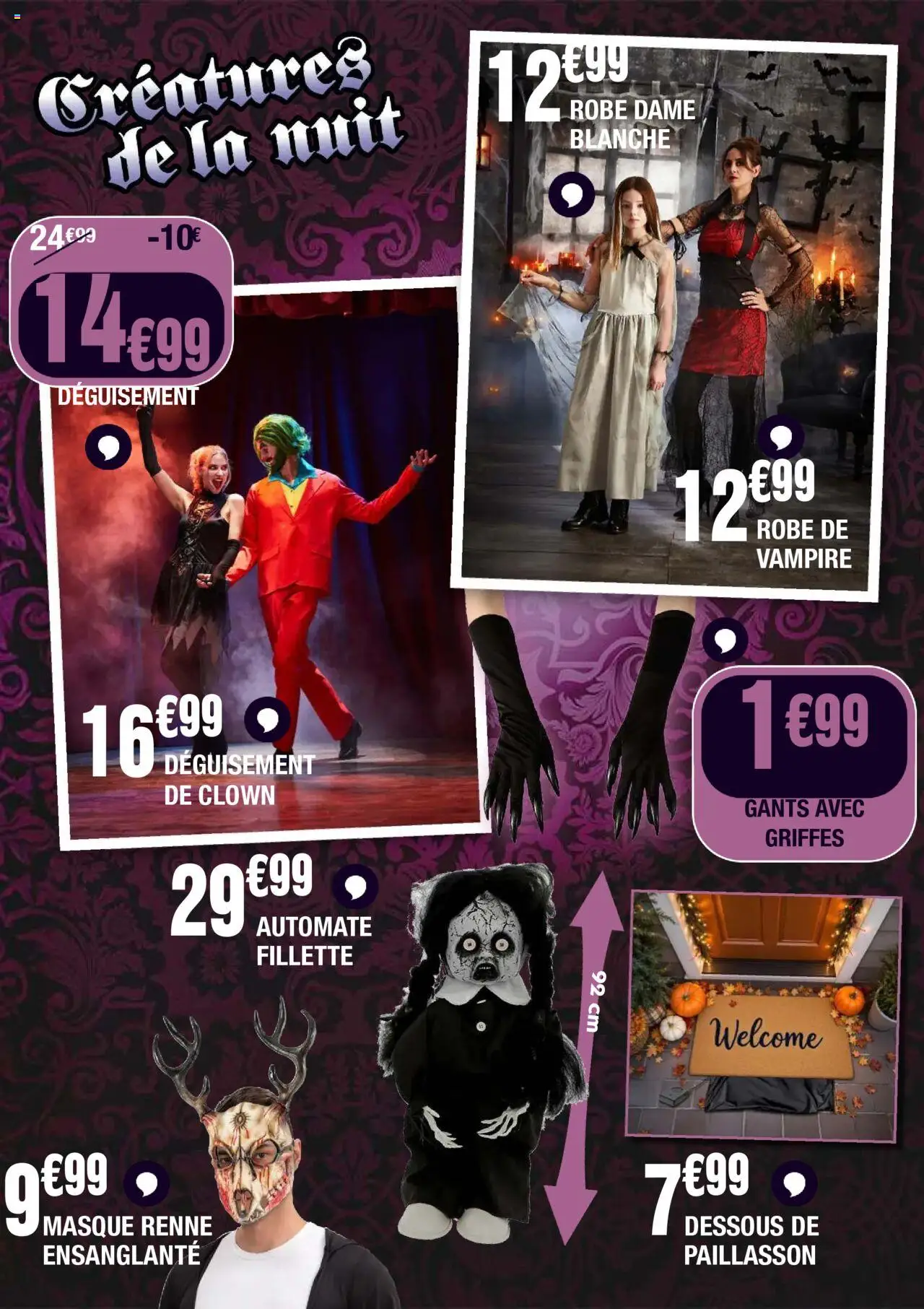 {H1} | Page: 7 | Produits: Robe, Masque, Paillasson, Gants