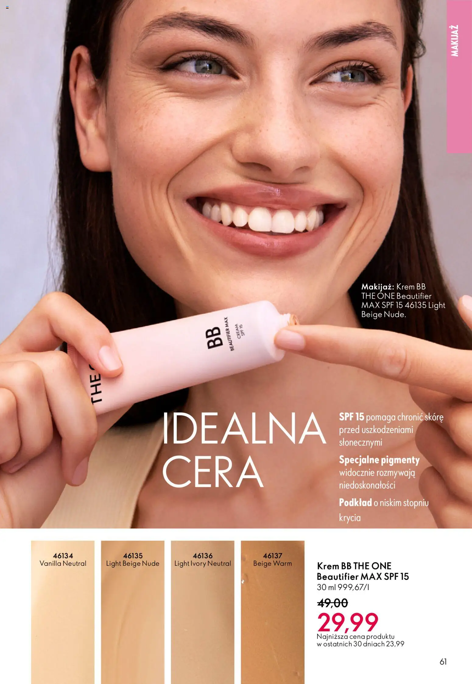 Oriflame Katalog 3 2026 od 11.02.2026 | Strona: 61 | Produkty: Makijaż, krem BB, Krem