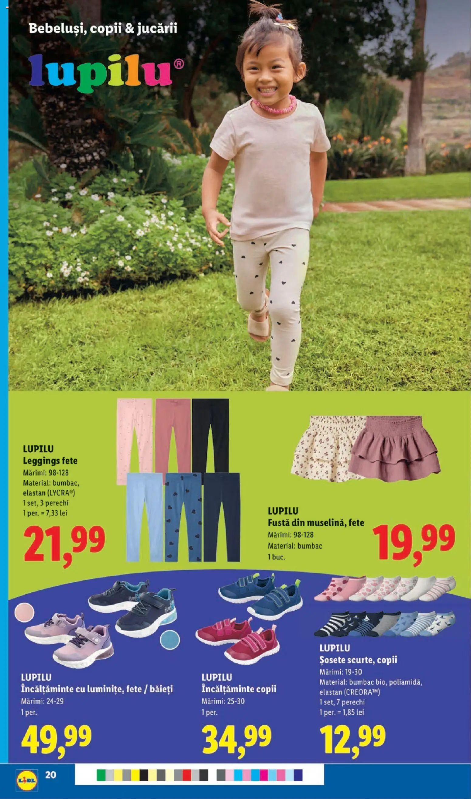 Noul catalog Lidl – valabil de la 04.05.2026 | Pagină: 20 | Produse: Bornoz takımı, Șosete