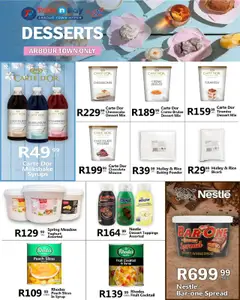 New Take n Pay catalogue – valid from 15.09.2025 | Page: 36 | Products: Chocolate, Rice, Syrup, Peach