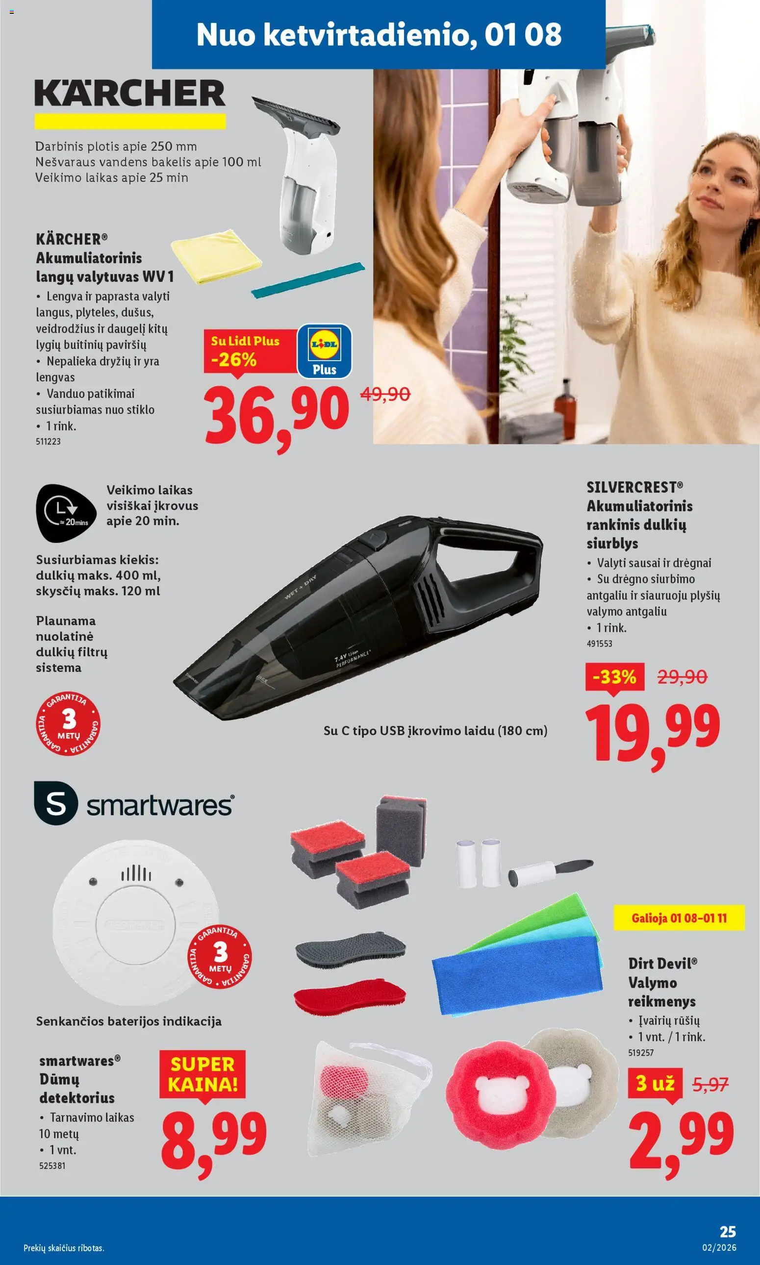 LIDL akcijos nuo 05.01.2026 | Puslapis: 25 | Prekių: USB
