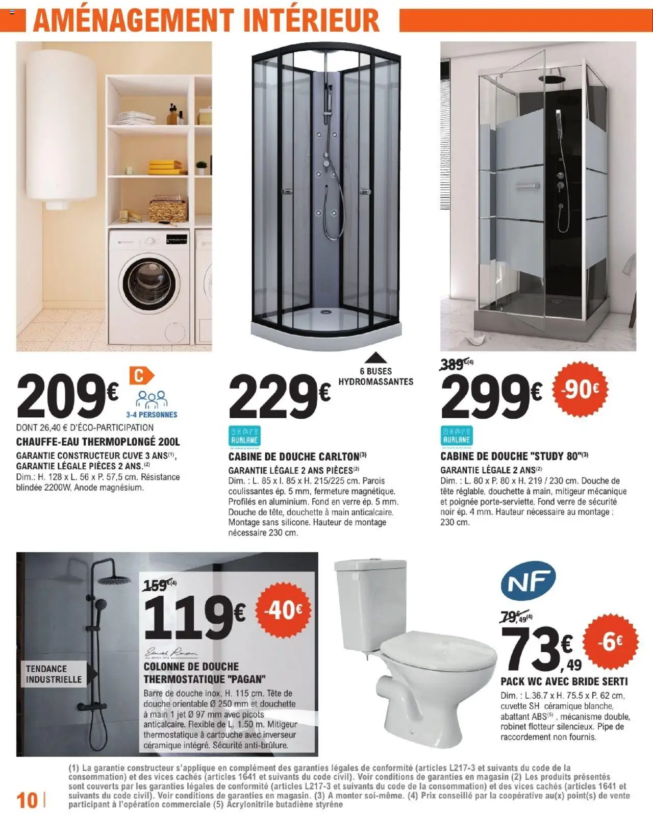  | Page: 10 | Produits: Robinet, Douche, Cartouche