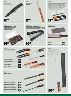 Tokmanni-mainoslehti voimassa 01.11.2025 alkaen | Sivu: 51 | Tuotteet: Sakset