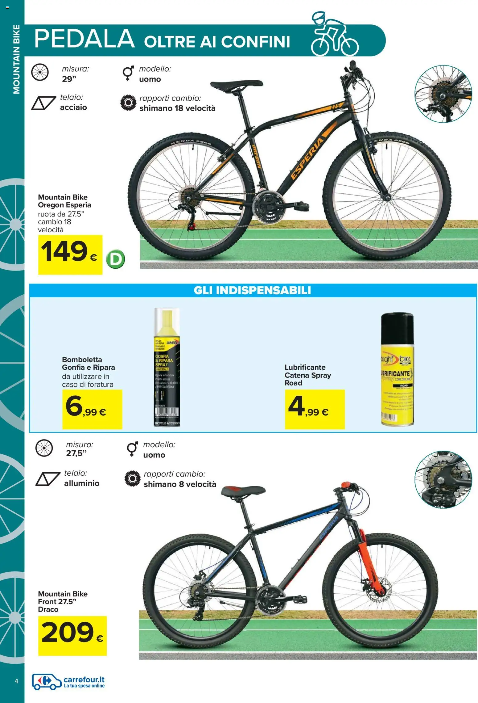 Volantino Carrefour del 20.04.2026 | Pagina: 4 | Prodotti: Lubrificante, Alluminio