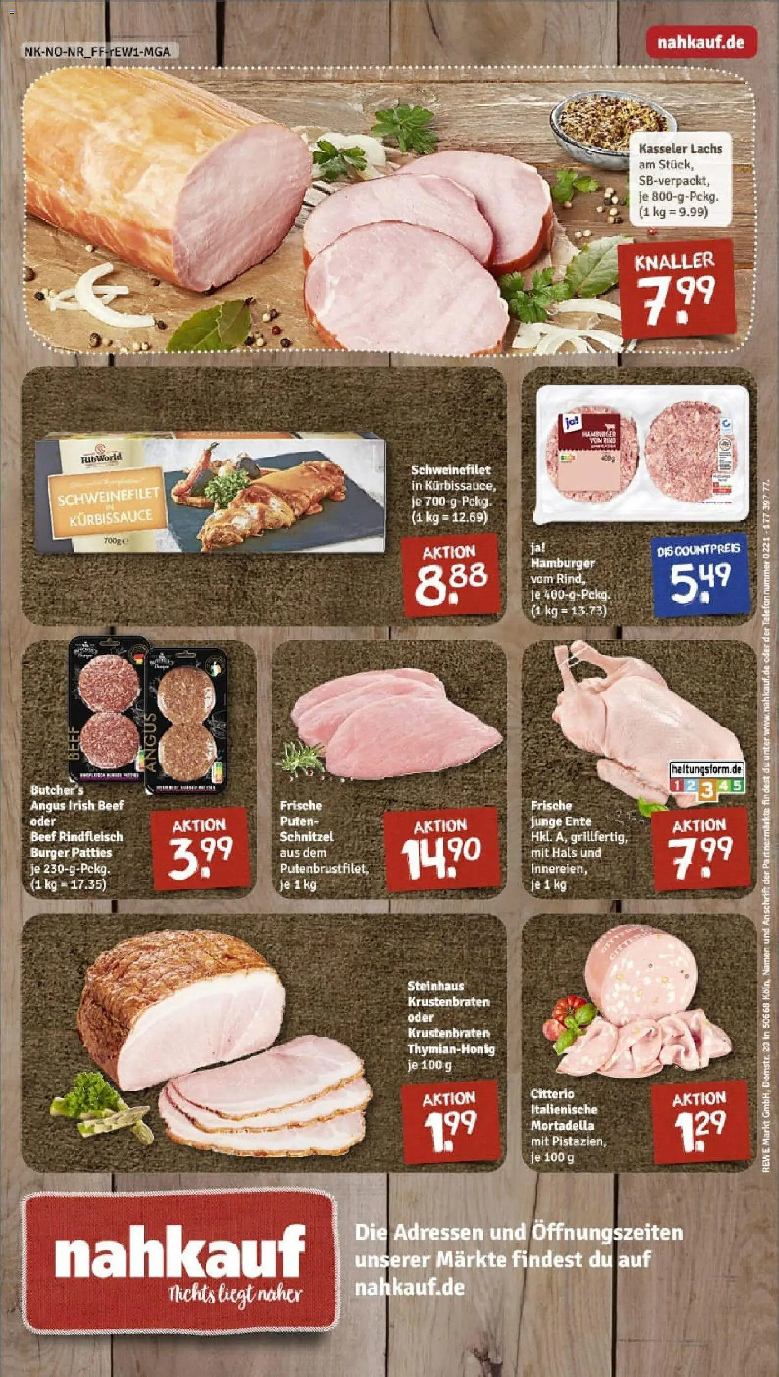 Rewe prospekt Wunstorf / Luthe	 – gültig ab 26.10.2025 | Seite: 12 | Produkte: Burger, Schnitzel, Rindfleisch, Ente