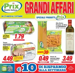 Anteprima del volantino Prix Abano Terme catalogo valido a partire dal 22.08.2025